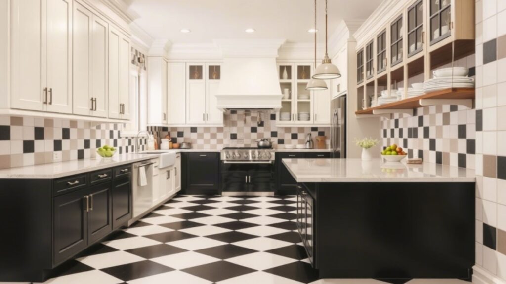 Checkerboard with Off-White