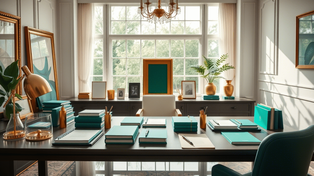 Emerald Green Stationery