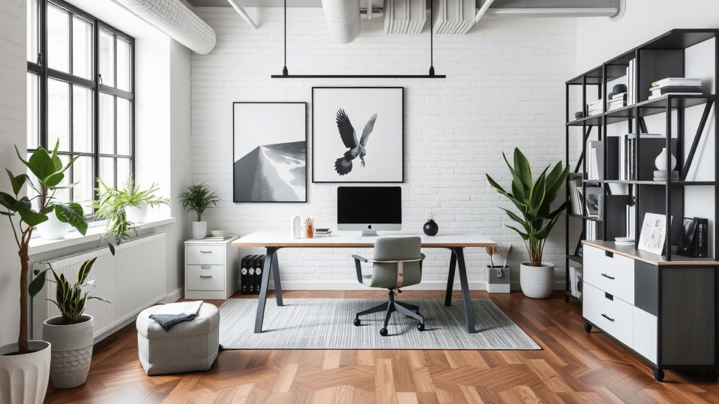 Industrial Grey Meets Scandinavian White