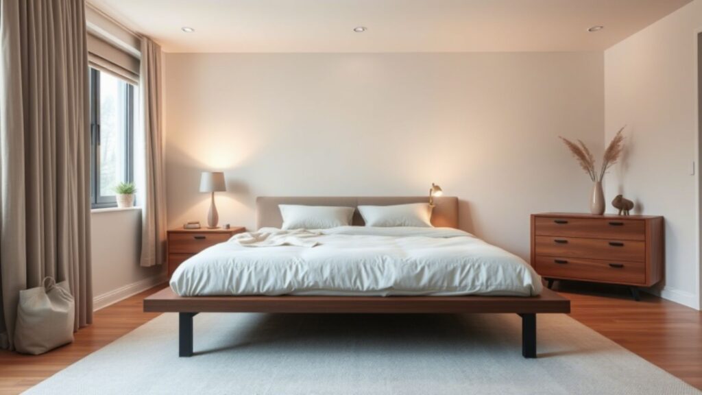 A Low Bed Frame Looks Like Chill