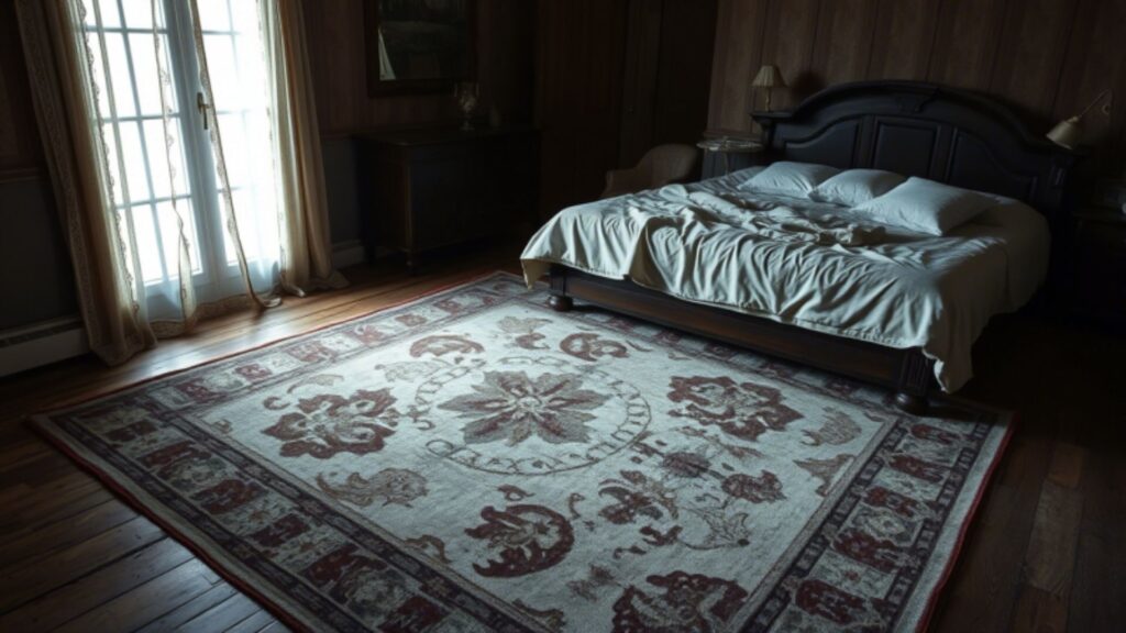 A Rug That Looks Like It’s Been Walked On by Ghosts