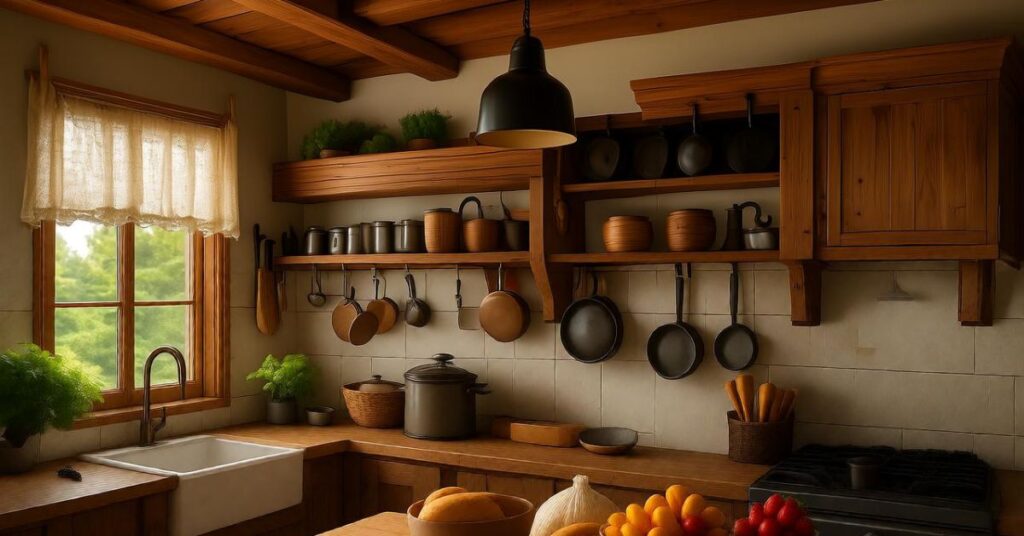 Antique Cream Kitchen Cabinets 