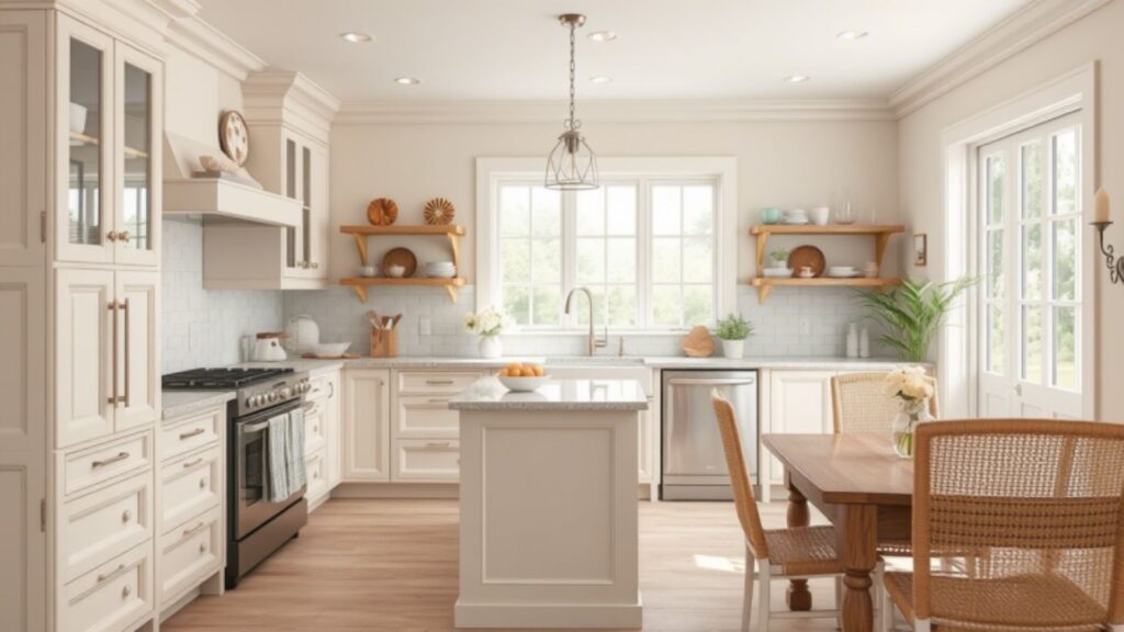 Coastal Cool in a Beige Shell