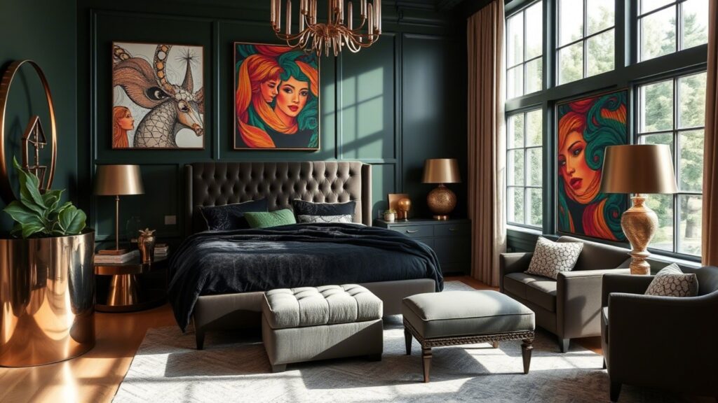 Dark Green Bedroom Ideas