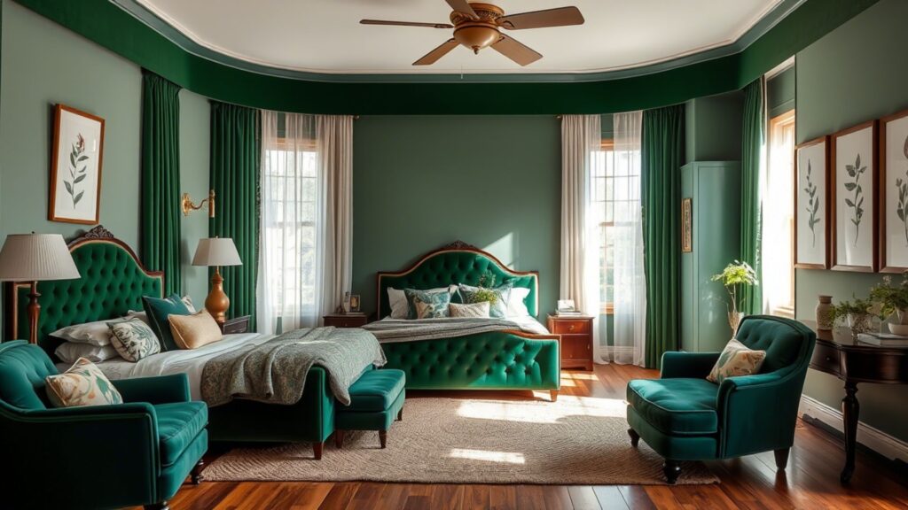 Dark Green Bedroom Ideas 