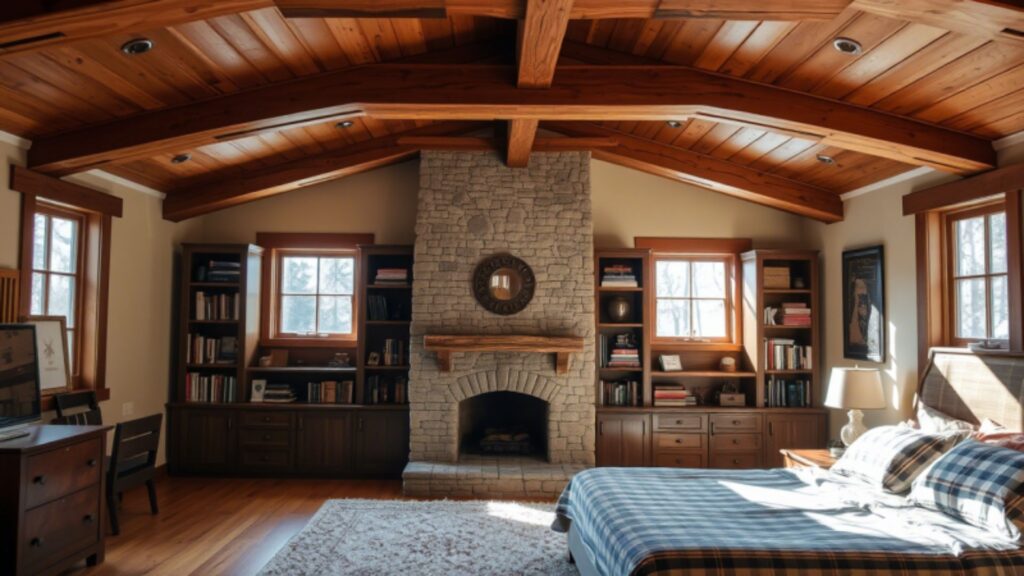 Exposed Beams That Do All the Talking