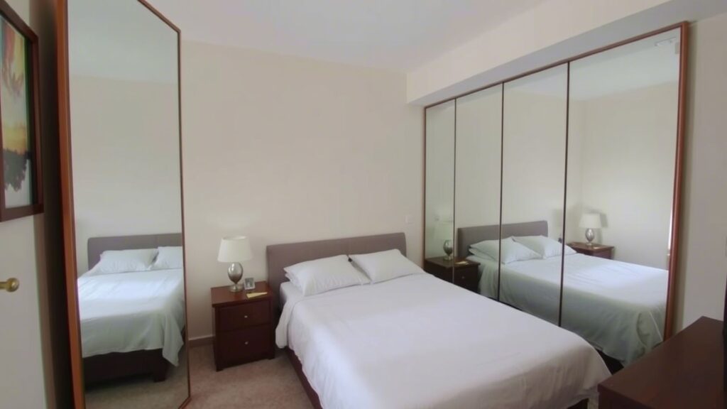 Mirrors Stretch a Small Space Like Taffy