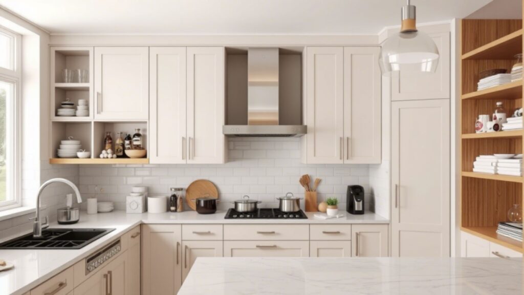 Mix in Open Shelving