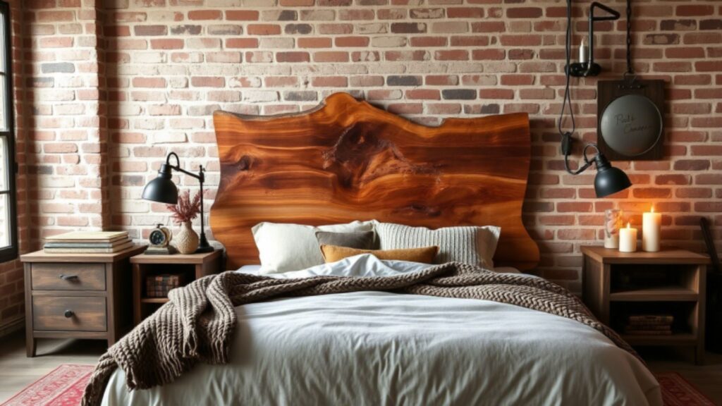 Raw Wood Headboards Yes, please.