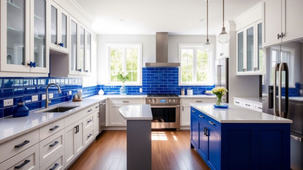Splashes of Cobalt Blue
