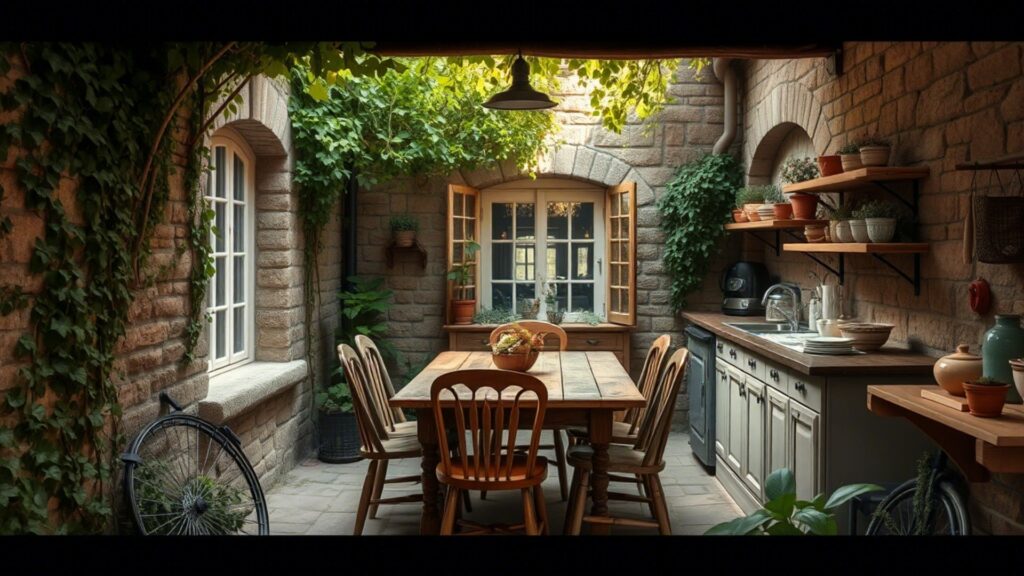 The Hidden Courtyard Kitchen