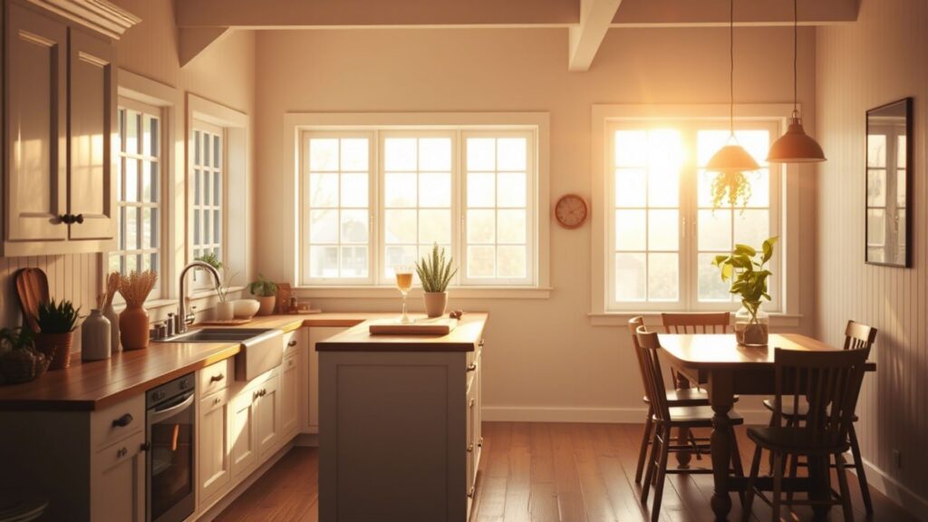 The Soft Sunlight Kitchen