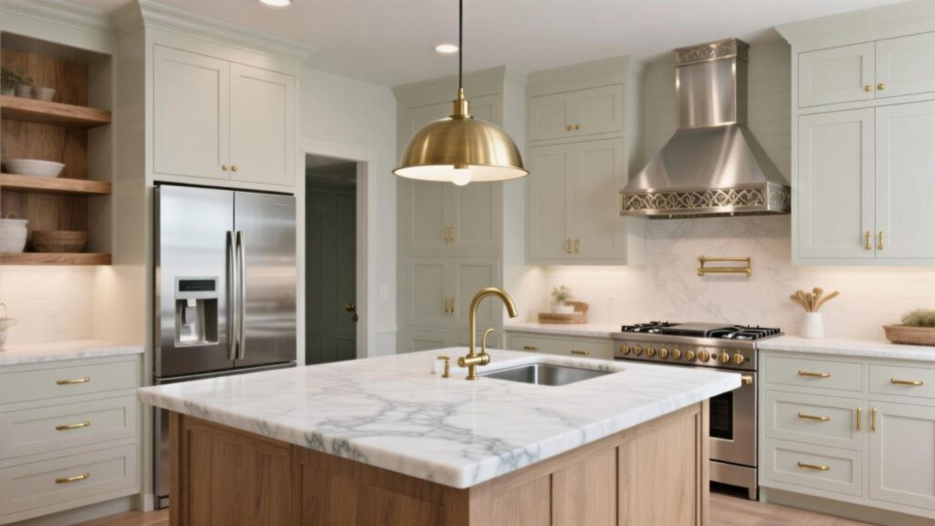 Off-White Shaker Cabinets With a Hint of Greige